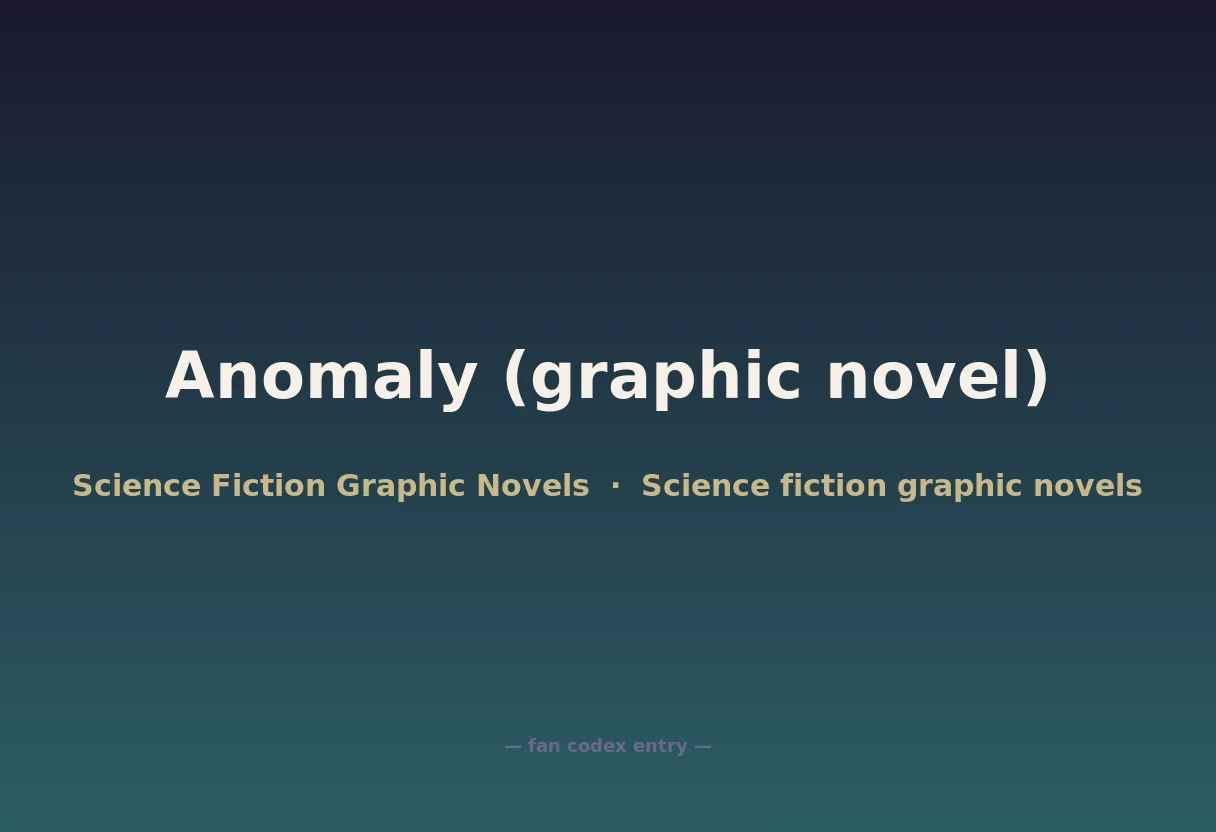 Anomaly (graphic novel)